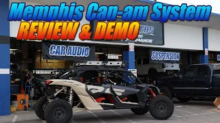 Motorsports Memphis Stereo Systems: Review + In Vehicle Demo Can-Am Maverick.