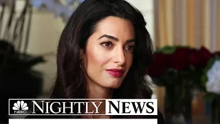 Exclusive: Amal Clooney on Taking ISIS to Court for Yazidi Genocide | NBC Nightly News