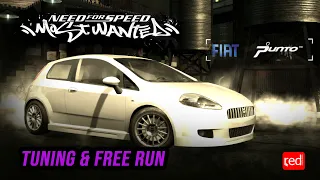 NFS Most Wanted | Fiat Punto Tuning & Free Run | Red Creative Studio | Gameplay