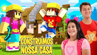 Maria Clara e JP constroem uma mansão no Minecraft - EP #03