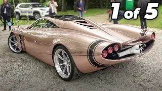 $7.5M Pagani Huayra Codalunga - V12 Start Up Sound & Driving on the road!