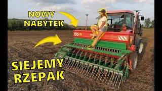 TESTUJMY NOWY SPRZĘT - SIEWNIK AGRO MASZ 3m - SIEJEMY RZEPAK| AgroLovers