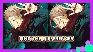 JUJUTSU KAISEN (Easy to Hard) Quiz | Find the difference in the two images of Jujutsu Kaisen Quiz