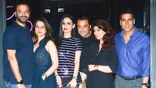 Akshay Kumar Birthday Celebration with Twinkle Khanna, Bobby Deol and Friends