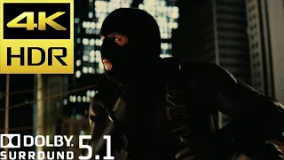 Bruce Wayne's First Night as Batman Scene | Batman Begins (2005) Movie Clip 4K HDR