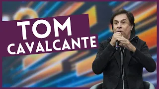 Tom Cavalcante diverte Faustão com imitações: "Ele é doido"