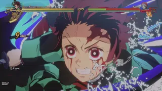 Tanjiro (Entertainment District) Easiest 100% Damage Combo - Demon Slayer - Hinokami Chronicles