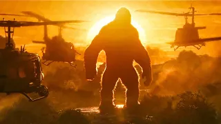 Kong vs Helicopters - Is That A Monkey? Scene - KONG: SKULL ISLAND (2017) Movie Clip