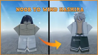 NOOB to WIND HASHIRA in Project Slayers