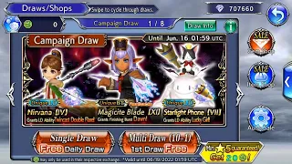 Pulls for Cait Sith LD and Prishe BT - Dissidia Final Fantasy Opera Omnia