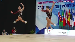 TR.Anastasiia Kurashvili.Anastasiia Lytvyn. Stanislav Halaida. FIG World Cup. Portugal (23.03.2024)