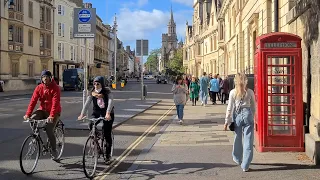 Walking Tour of OXFORD ENGLAND | 4K Oxford City Tour