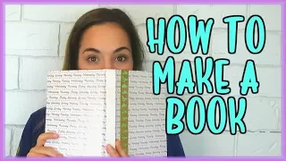 How To Make A Book | My First Time | SO EASY!!
