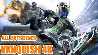 Vanquish All Cutscenes | Game Movie [4k Xbox One X]