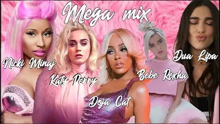 Doja Cat - Say So Megamix Ft: Bebe Rexha, Dua Lipa, Nicki minaj And Katy Perry - Music Video