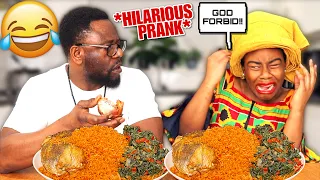 Acting Like MY GRANDMA To See How My NIGERIAN DAD Reacts…..**HILARIOUS**