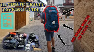 Camino de Santiago - Ultimate Packing Guide - Before and After - 500 Miles of Experience...!