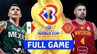 Mexico v Montenegro | Full Basketball Game | FIBA Basketball World Cup 2023