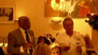 Wolfgang Puck's closing speech at Postrio in San Francisco