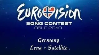 EurovisionSongContest Oslo 2010 - GERMANY - Lena - Satellite