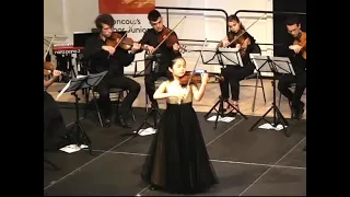 Natsuho Murata played Schubert: Rondo for Violin and Orchestra, D 4383 in 2° Round Tibor Junior 2022