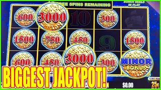 Massive Max Bet! My BIGGEST JACKPOT Win Ever Playing Dollar Storm Slot Machine