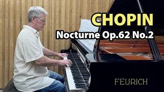 Chopin Nocturne Op.62 No.2 - P. Barton, FEURICH 218 piano