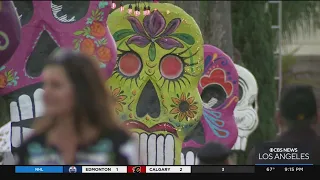 Annual Dia De Los Muertos event at Hollywood Forever Cemetery