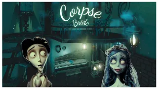 ⚰️ CORPSE BRIDE - Ambience for Halloween with Creepy Noises, Rain ASMR, Thunder and Crows - 1 Hour