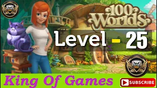 100 Worlds: Room Escape Game Level 25 | Let's play @King_of_Games110 #gaming #viralvideo
