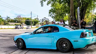 Orlando Cars and Coffee | Lots of Cops, Pullout's | March 2024 #carsandcoffee