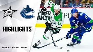 Ванкувер - Даллас  / NHL Highlights | Stars @ Canucks 11/14/19