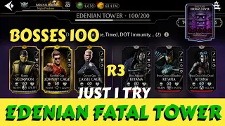 Edenian Fatal Tower 2023 | 100 bosses R3 | Beat By Gold Team | Mk Mobile