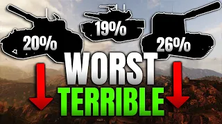 VERY WORST TANKS in World of Tanks Console - Wot Console