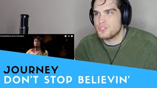 Voice Teacher Reacts to Journey - Don't Stop Believin' (Live)