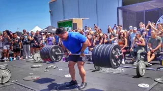 When The Whole Fitness Event Watches You Lift…