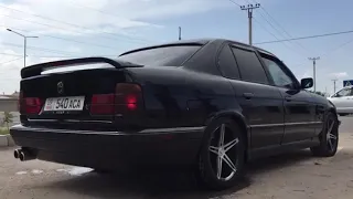 BMW E34 540i burnout