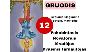 Skaičius 12 gimimo datoje, matricoje. EGO programų iššifravimas