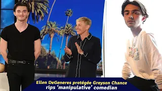 News: Ellen DeGeneres protégée Greyson Chance rips ‘manipulative’ comedian, SUNews