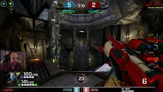 Cypher vs Rapha NullXDth QCTpro    Final WB part 1 Quake Champions