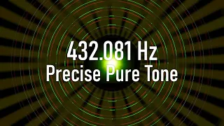 432.081 Hz Precise Pure Tone | Heart-Brain Coherence Meditation