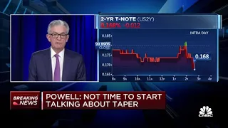 Fed chair Jerome Powell: Not the time to start talking about tapering asset purchases