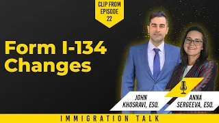 Form I-134 Changes