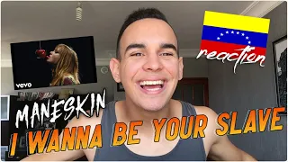 Måneskin - I WANNA BE YOUR SLAVE (Official Video) |🔥Venezuelan React🔥| Eurovision Winners | Bena