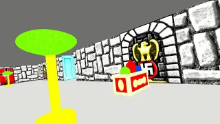 Wolfenstein 3D level inside QUAKE 3 engine.