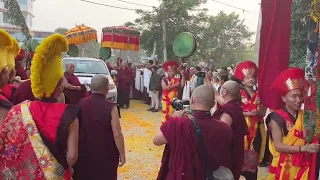 Guru Vajradhara 12th Chamgon Kenting Tai Situ Rinpoche arrived Bodh Gaya.
