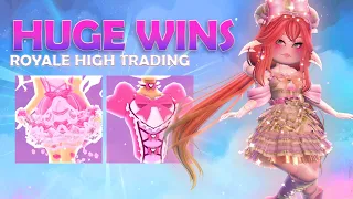 HOW I GOT A *HUGE WIN* BY PROFIT TRADING..?!! ROYALE HIGH SUCCESSFUL TRADES..!! #36