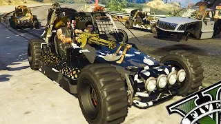 GTA V ONLINE: ROLEZINHO ÉPICO COM DUNE DE COMBATE E MINIGUN