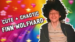 Finn Wolfhard being cute and chaotic for 6 minutes straight