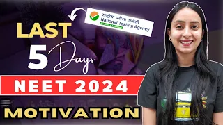 Last 7 Days' Motivation to Crack NEET 2024🔥 #neet #neet2024 #motivation